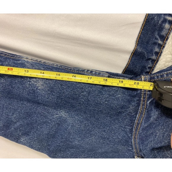 AUTHENTIC LEVIS Size 44 Reg Made in USA Sherpa Lined Denim Jacket VTG 1980’s - Picture 10 of 12